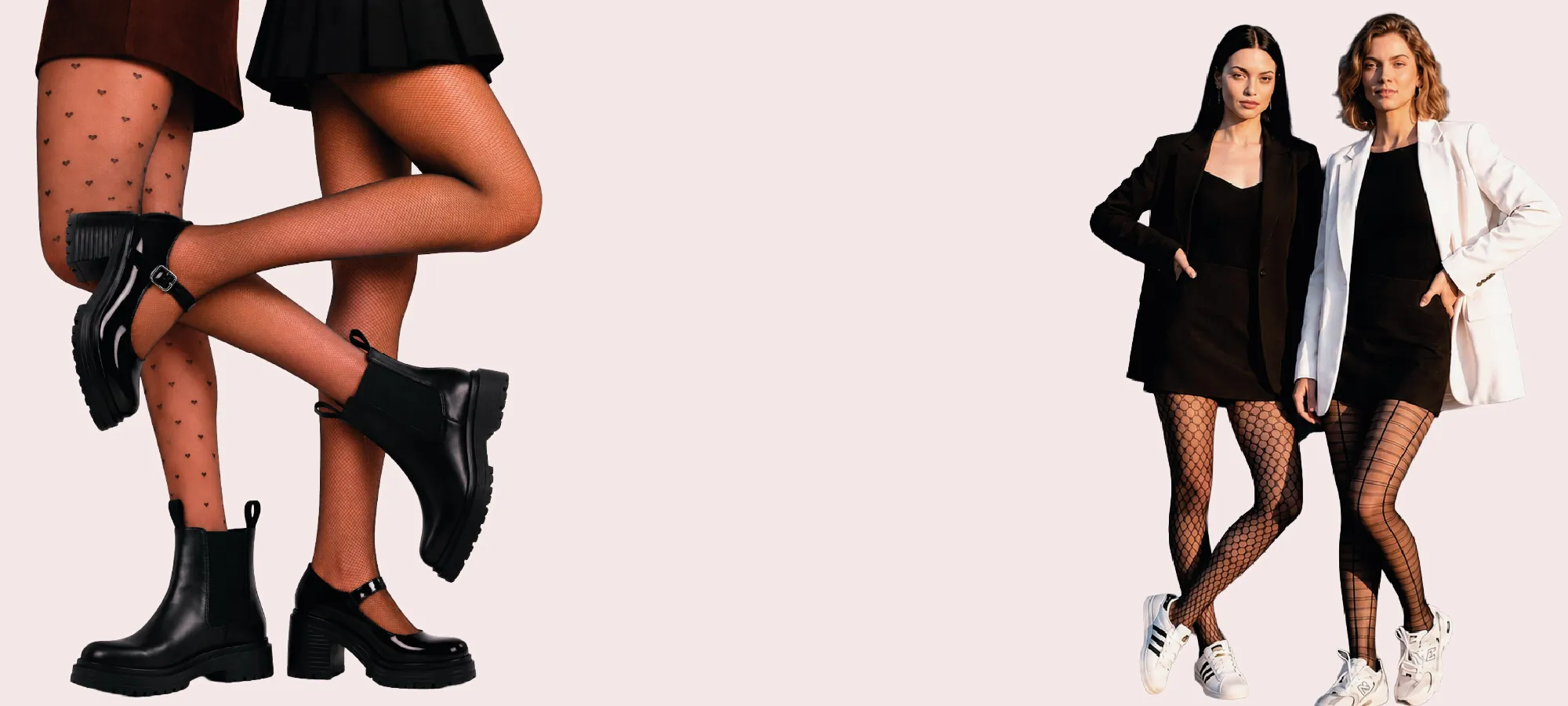 Modelos con pantimedias de diseño Samsara